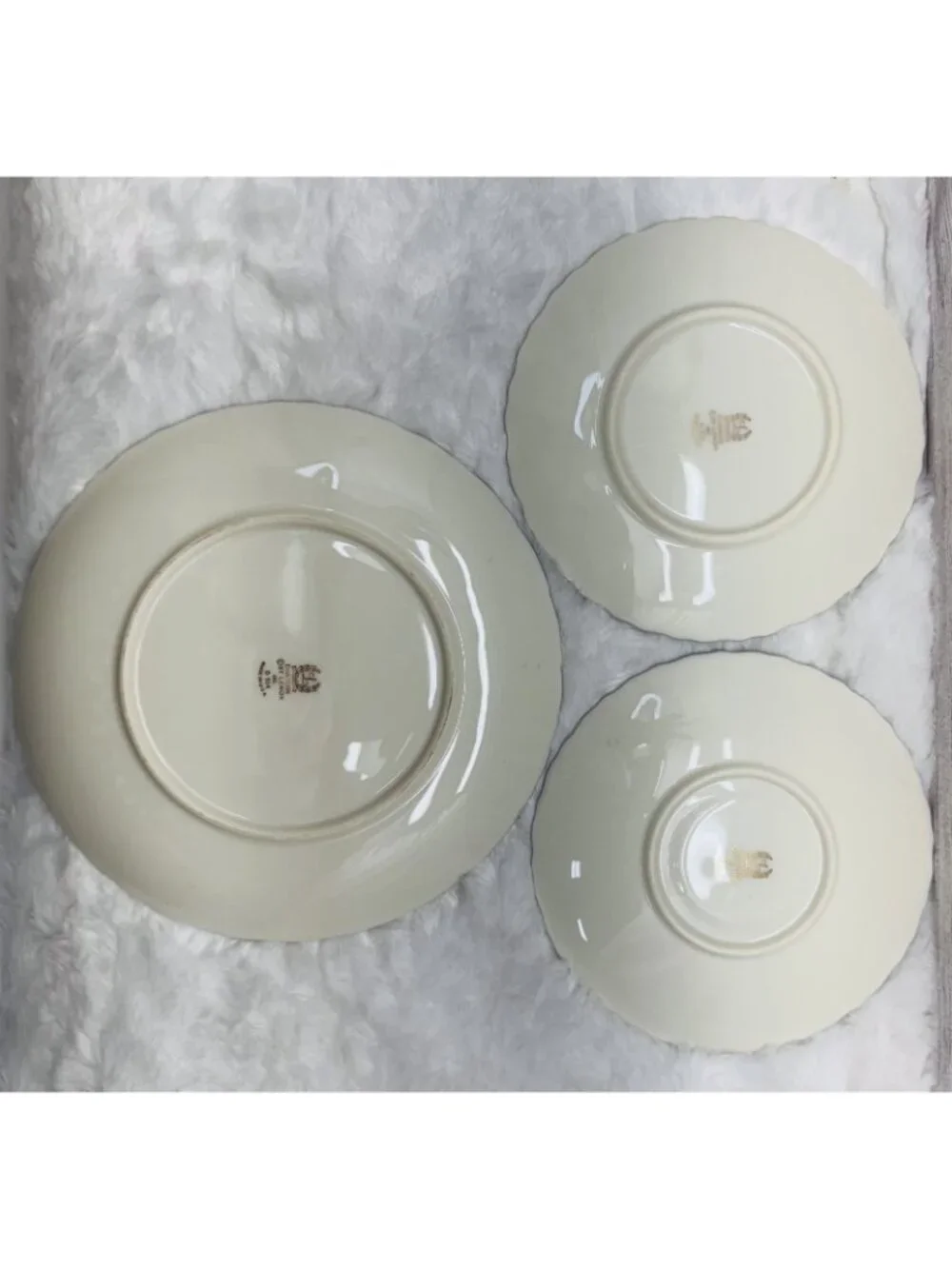 LENOX CHANSON D 514 Dinnerware Replacements Vintage 3 Pc (8 in & 6 in)